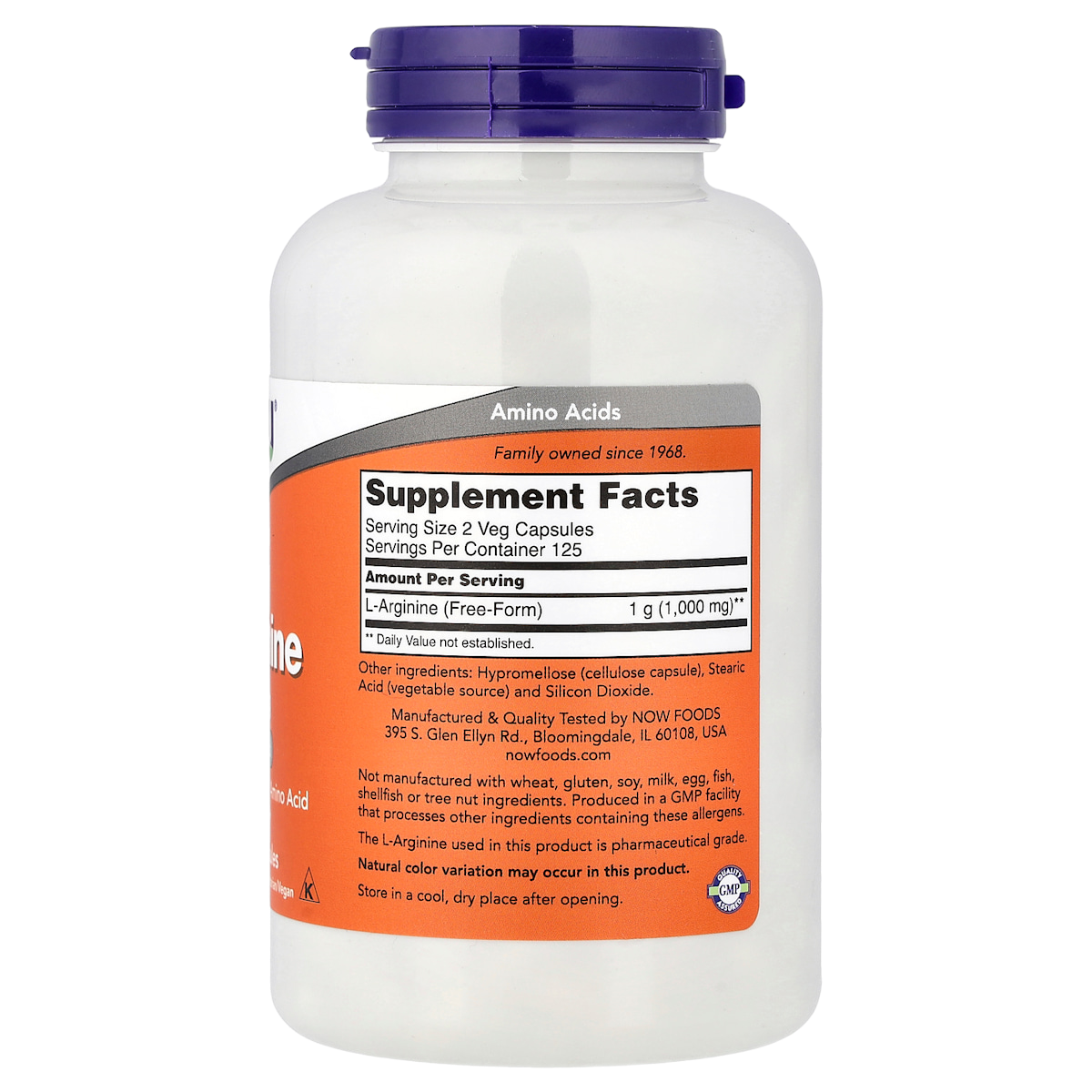 Supplement facts panel