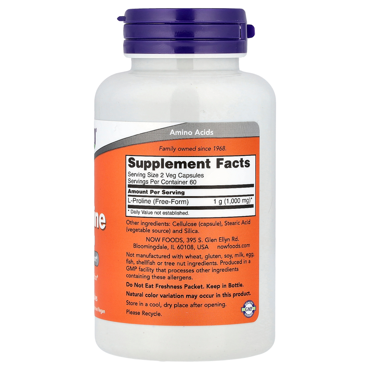 Supplement facts panel