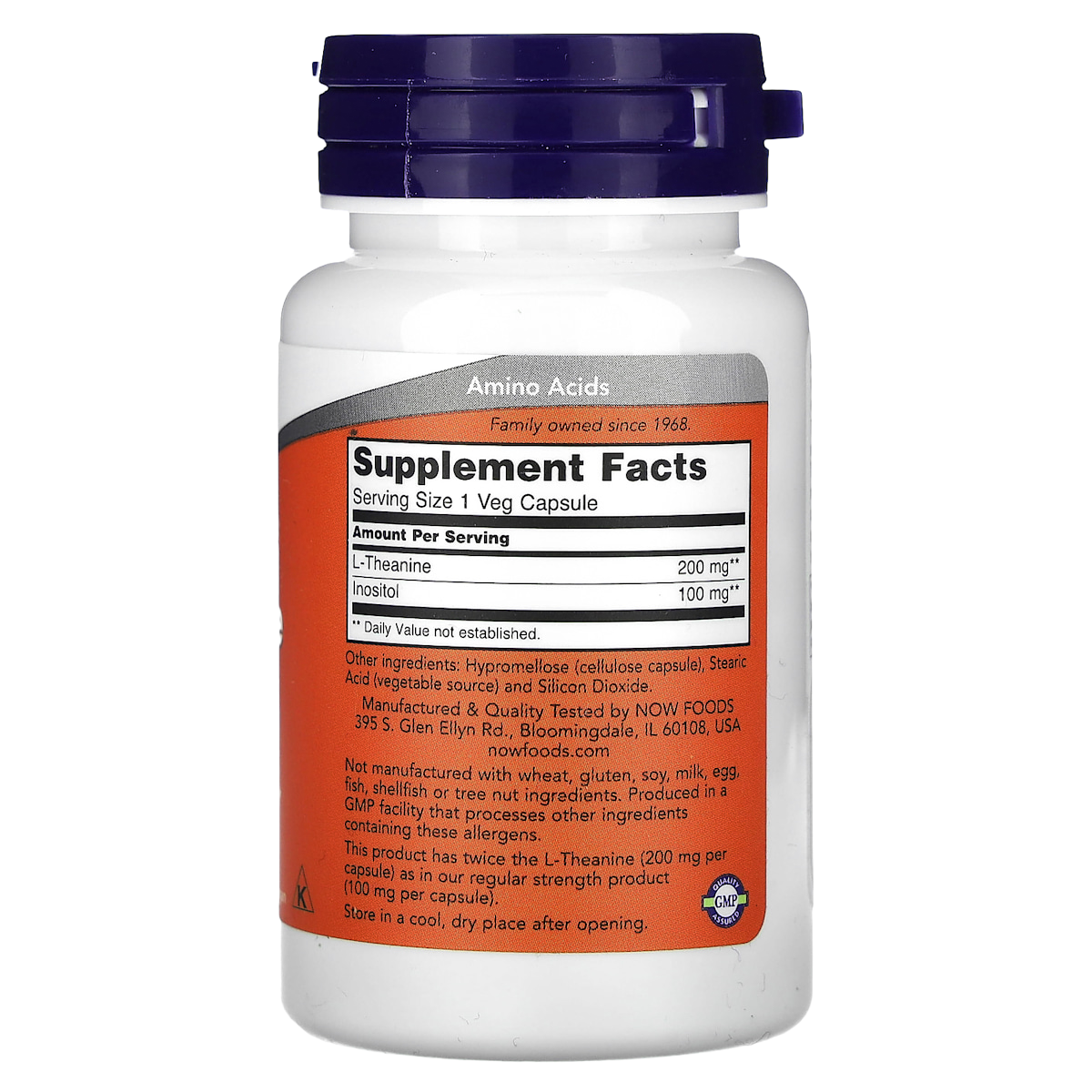 Supplement facts panel