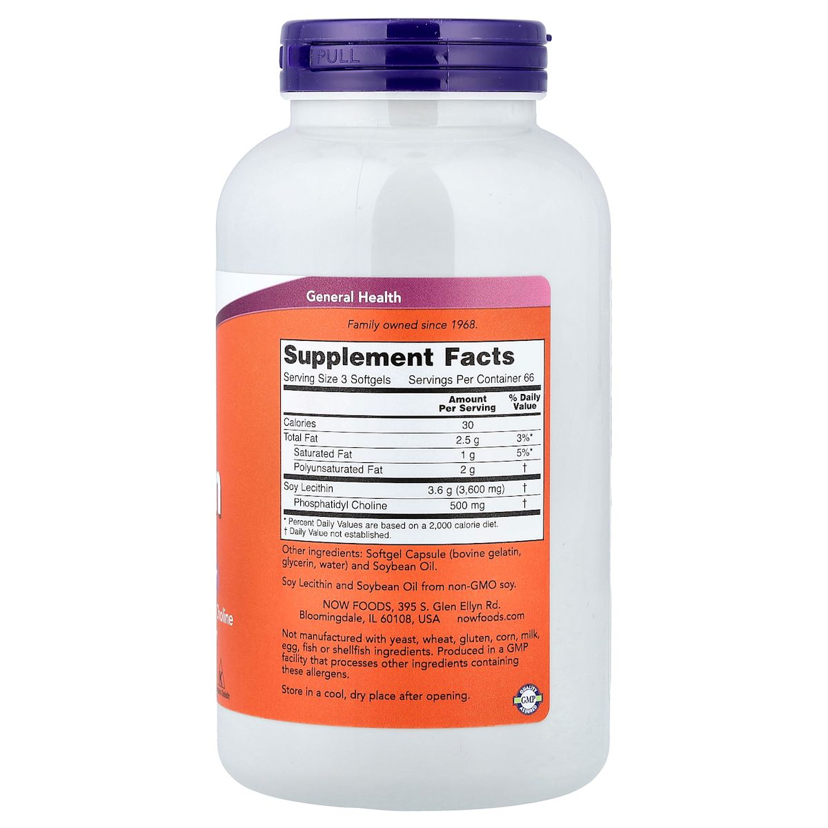 Supplement facts panel