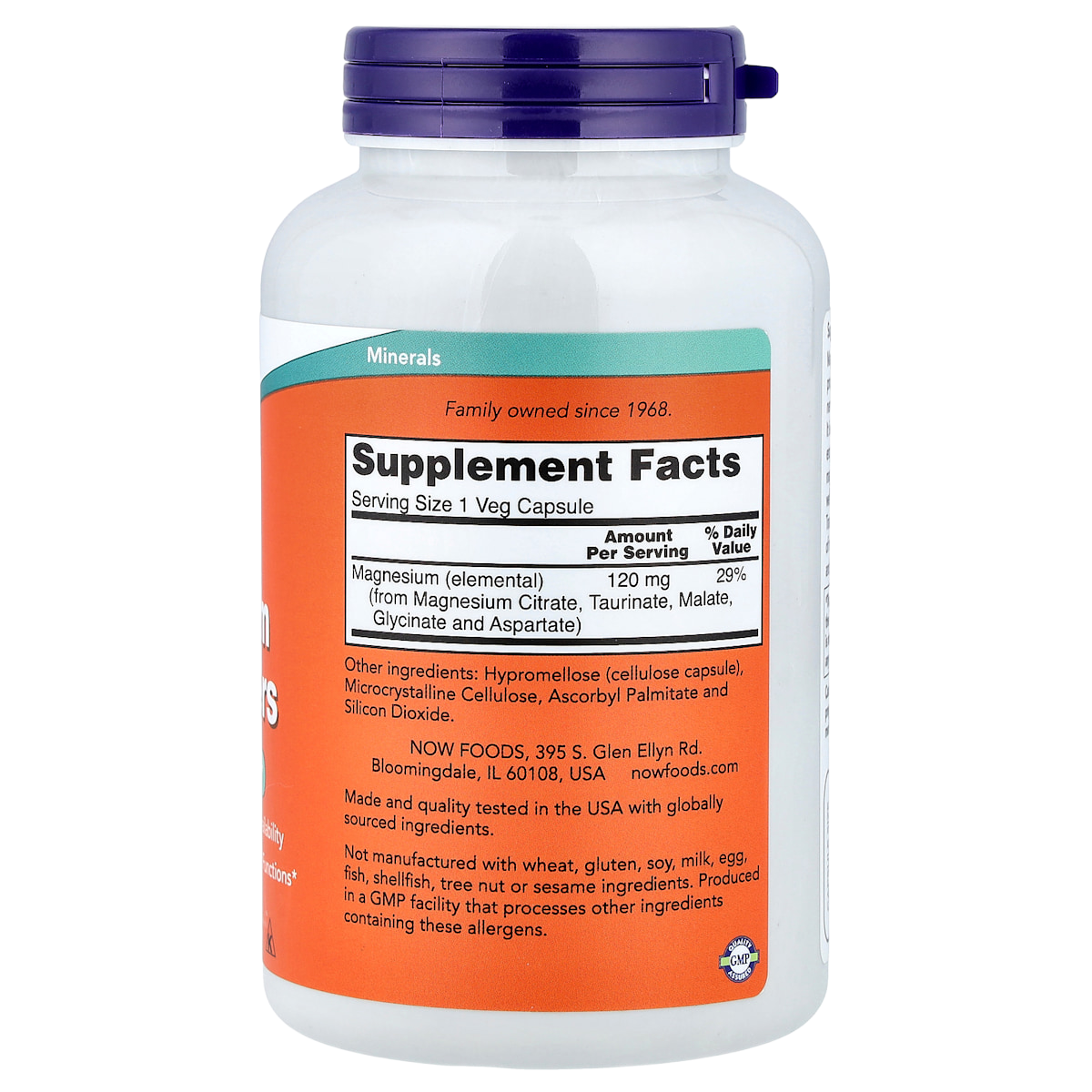 Supplement facts panel