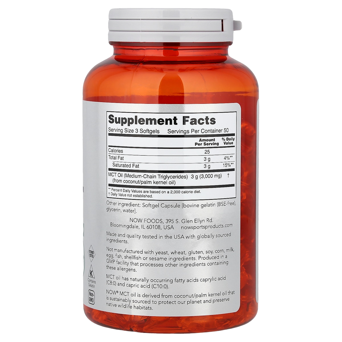 Supplement facts panel