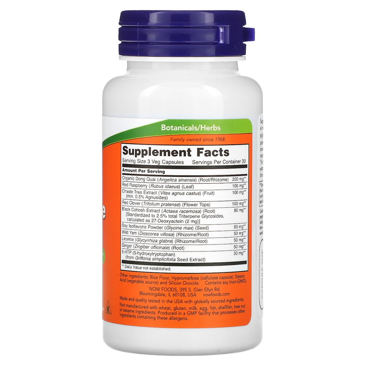 Supplement facts panel