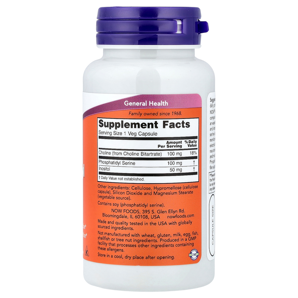 Supplement facts panel