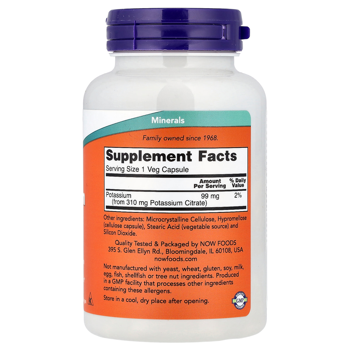 Supplement facts panel