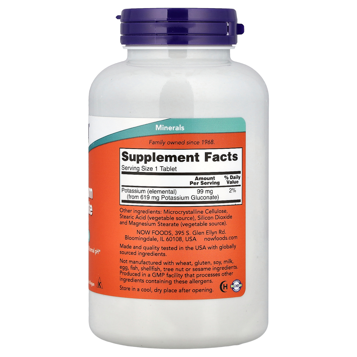 Supplement facts panel