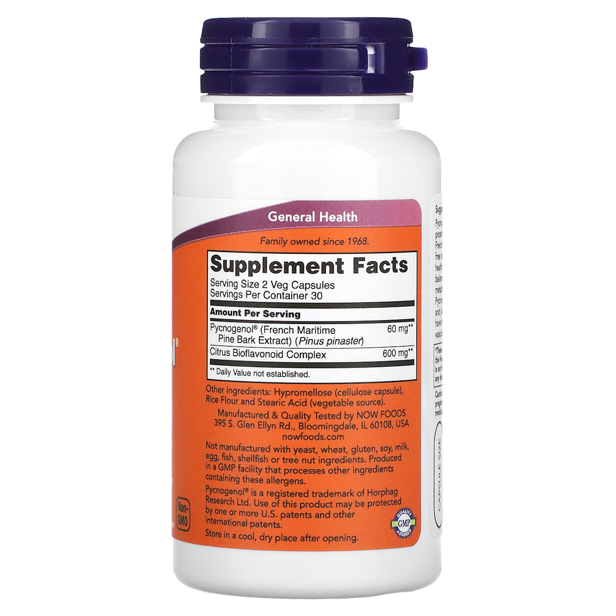 Supplement facts panel