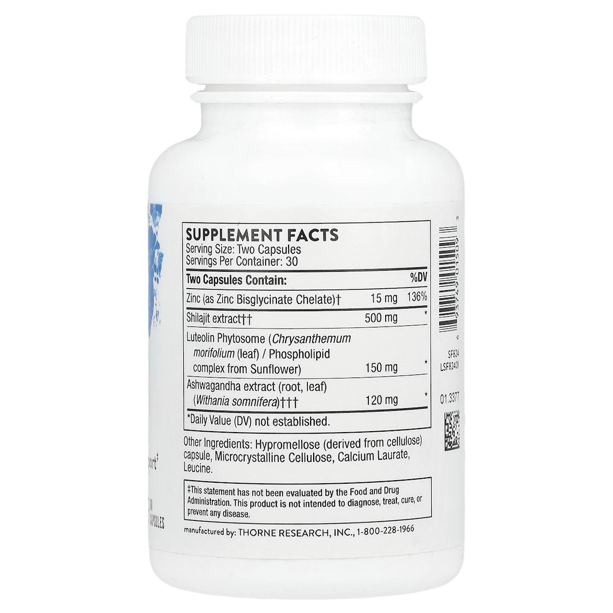 Supplement facts panel