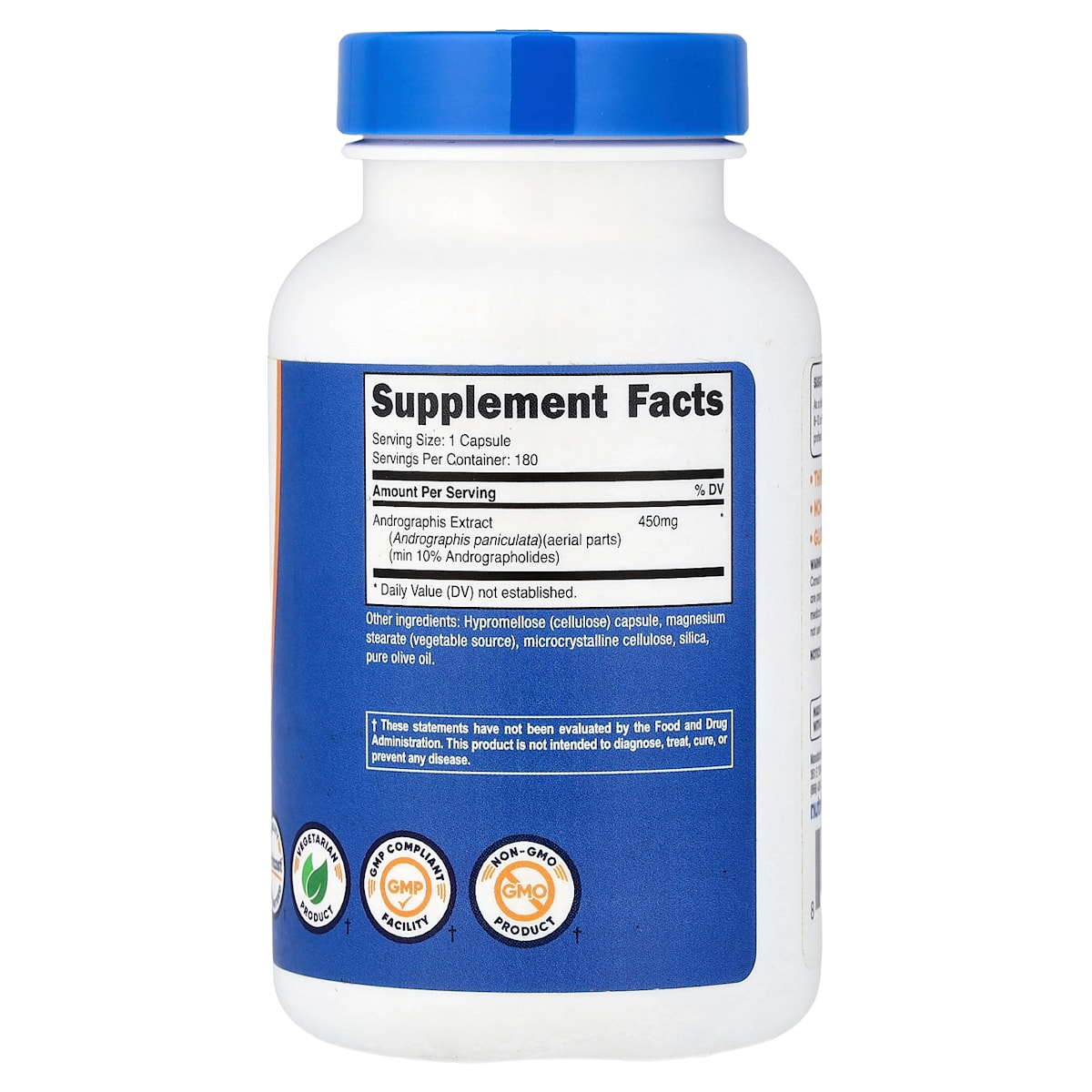 Supplement facts panel