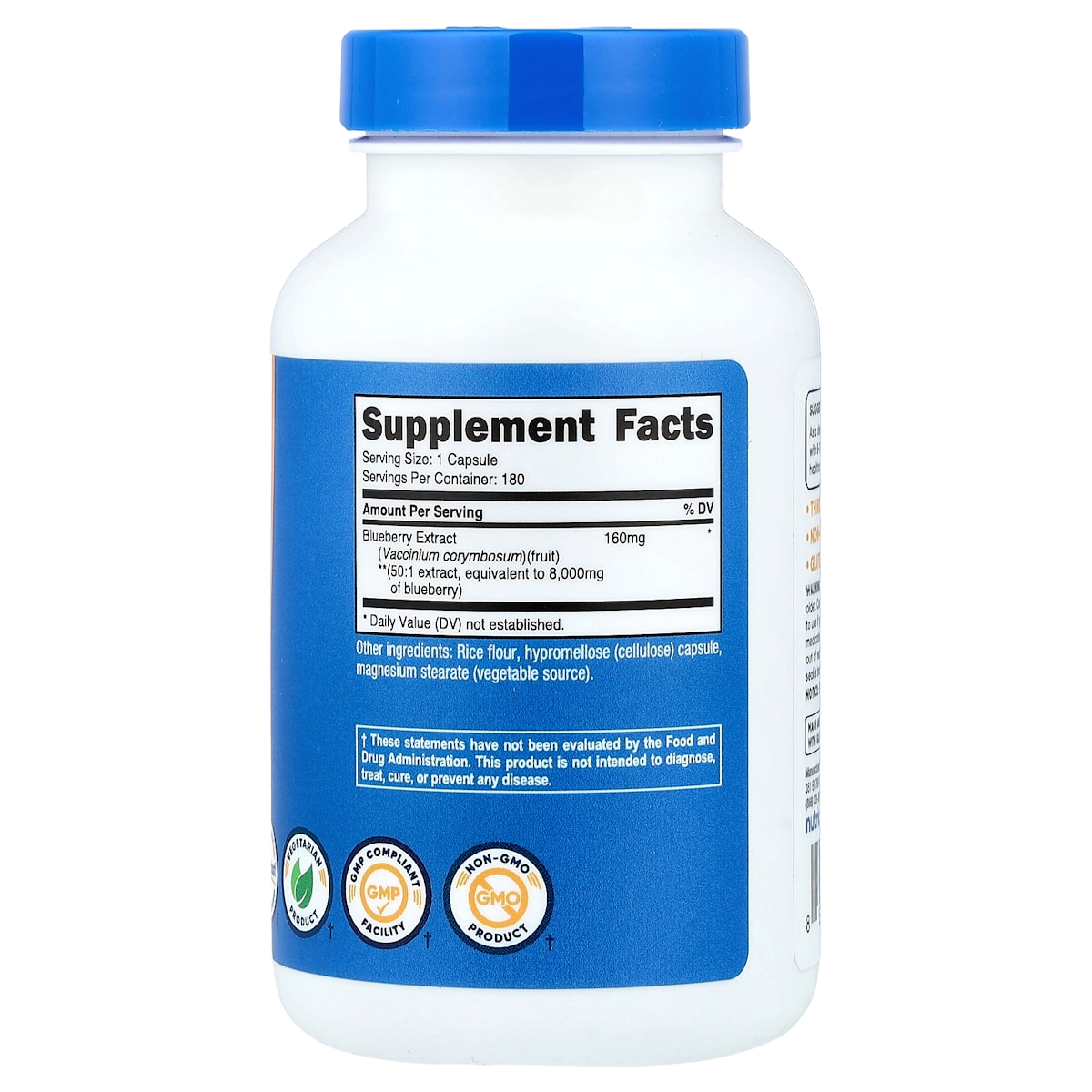 Supplement facts panel