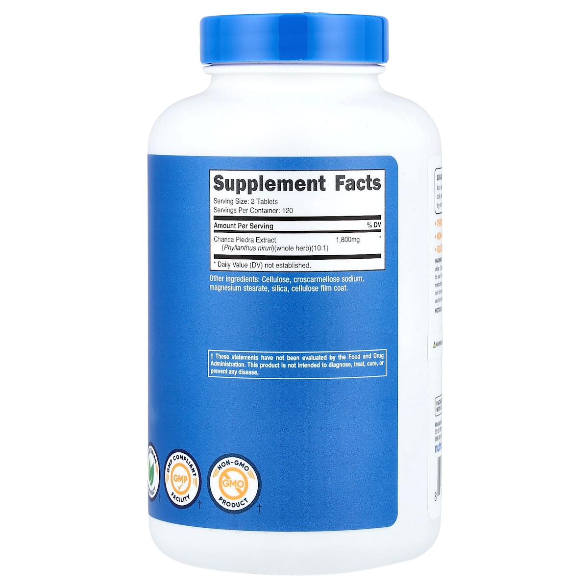 Supplement facts panel