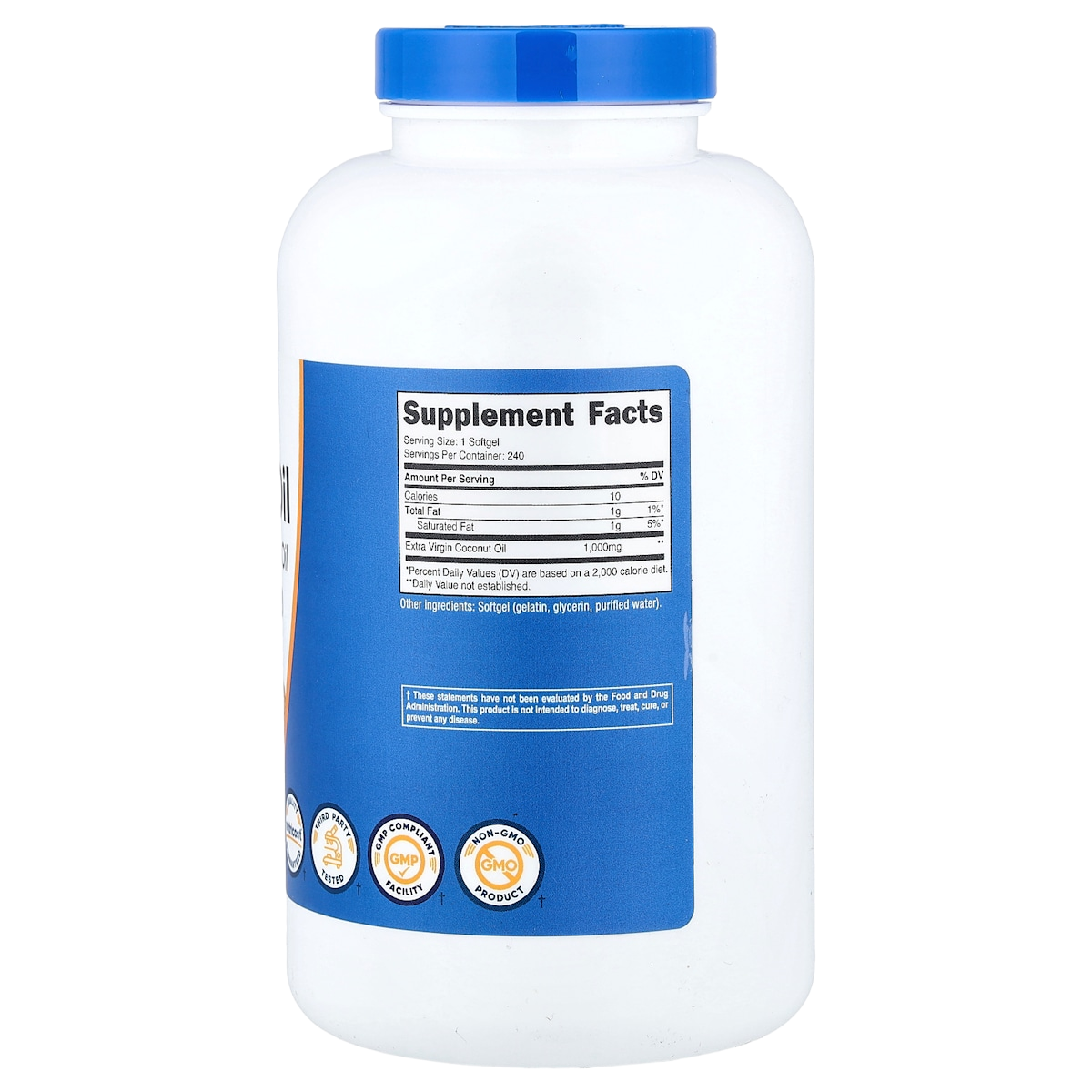 Supplement facts panel