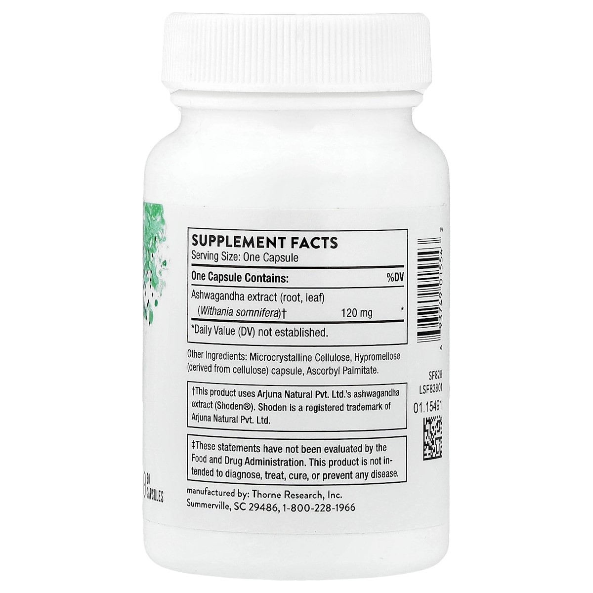 Supplement facts panel