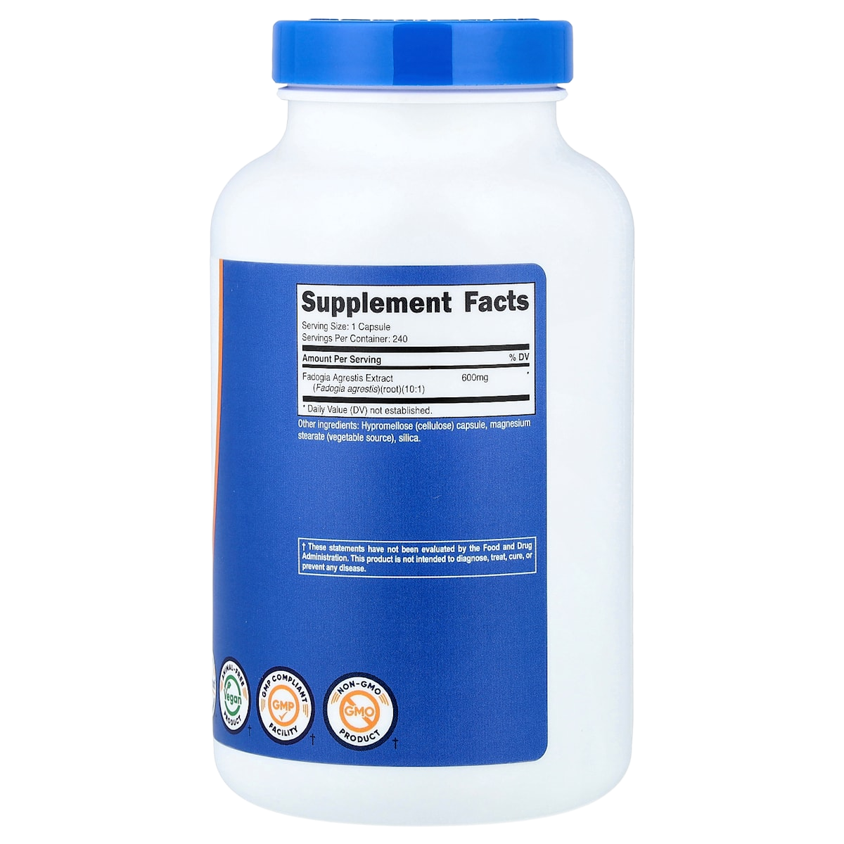 Supplement facts panel