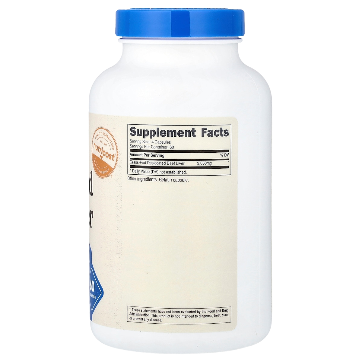 Supplement facts panel