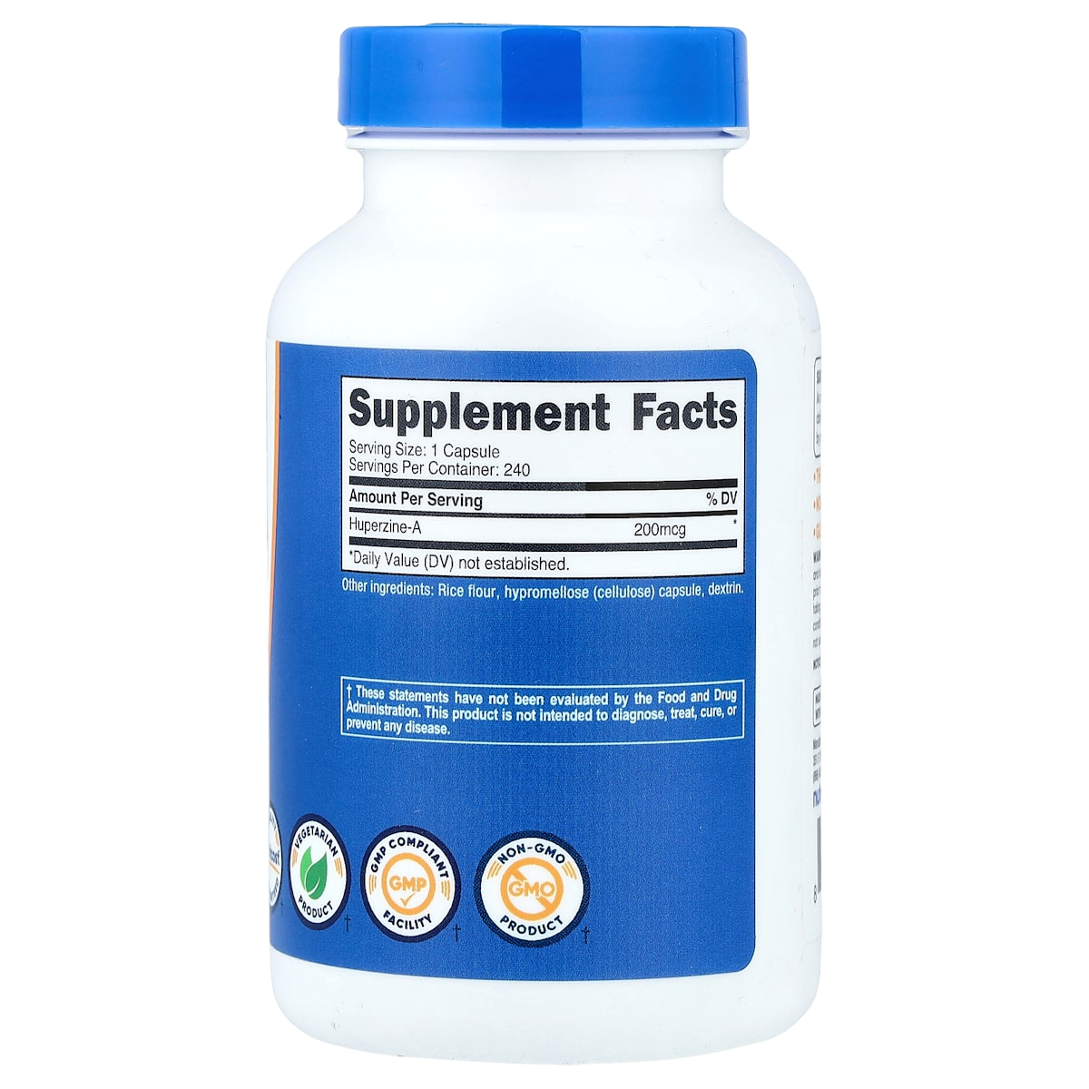 Supplement facts panel