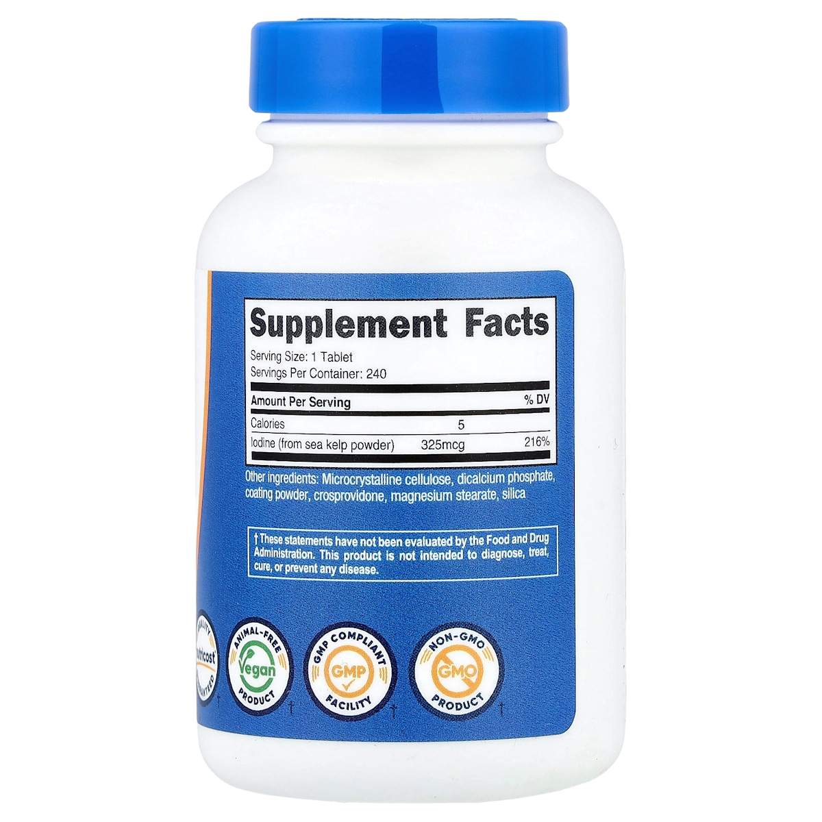 Supplement facts panel