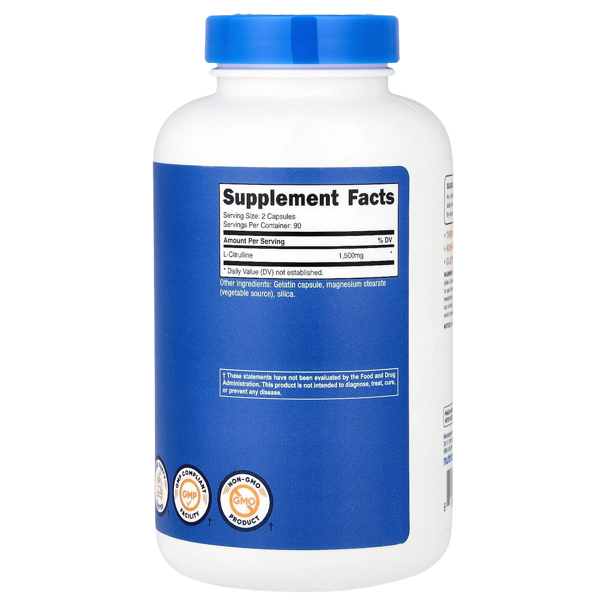 Supplement facts panel