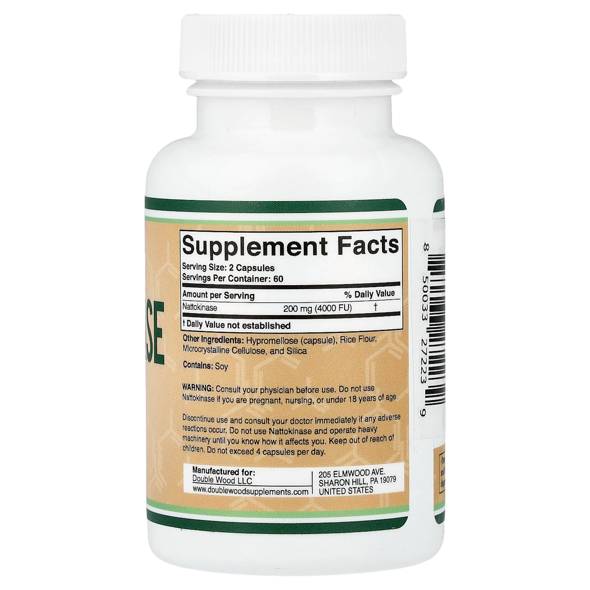 Supplement facts panel