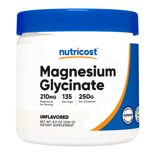 Nutricost Magnesium Glycinate Powder, 135 Servings