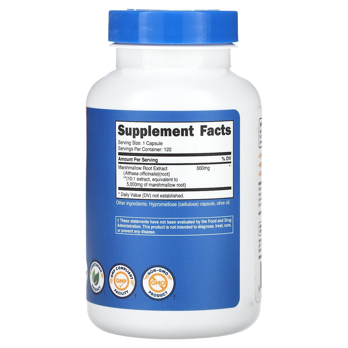 Supplement facts panel