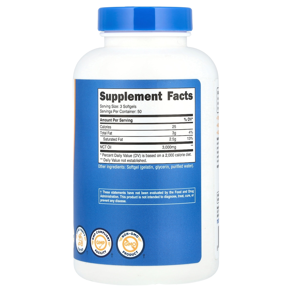 Supplement facts panel