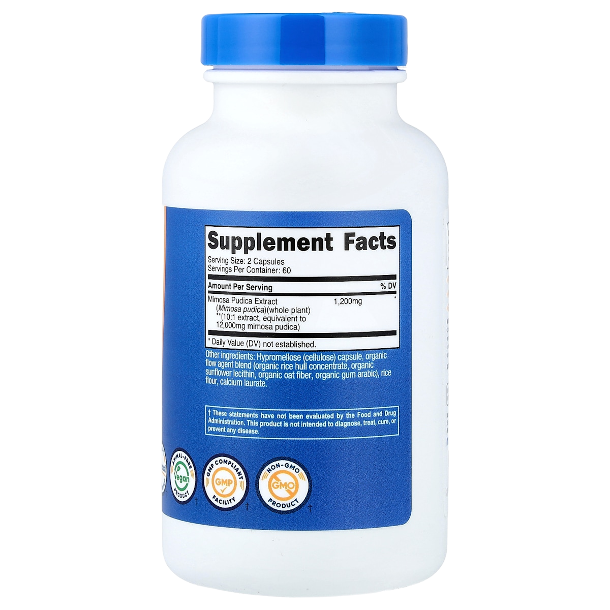 Supplement facts panel