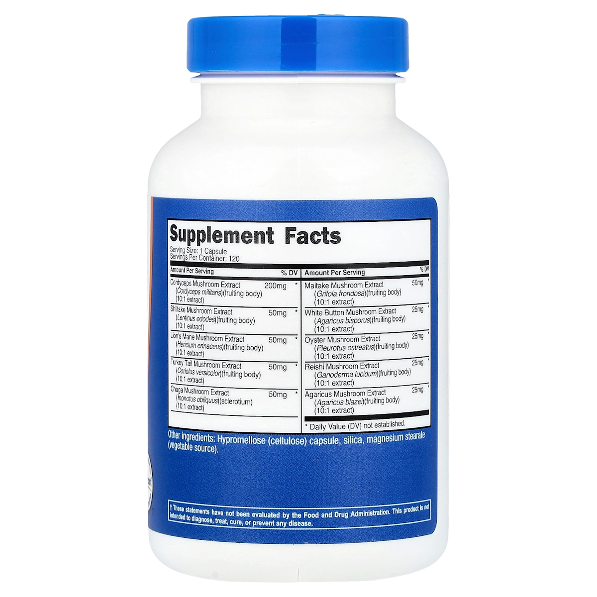 Supplement facts panel