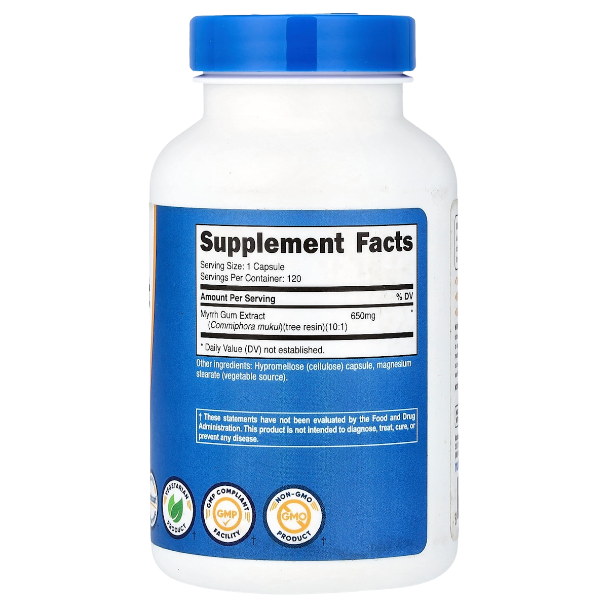 Supplement facts panel