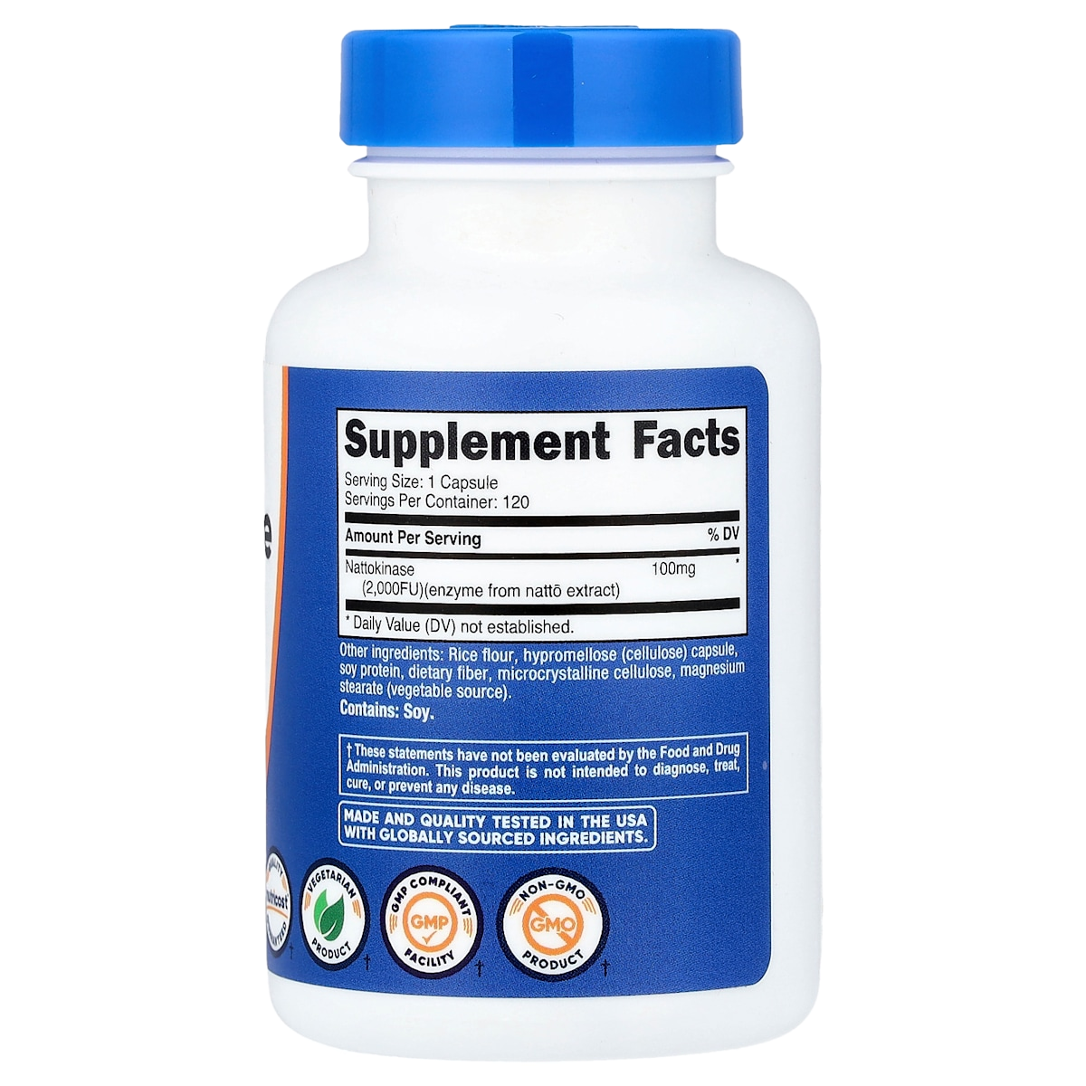 Supplement facts panel