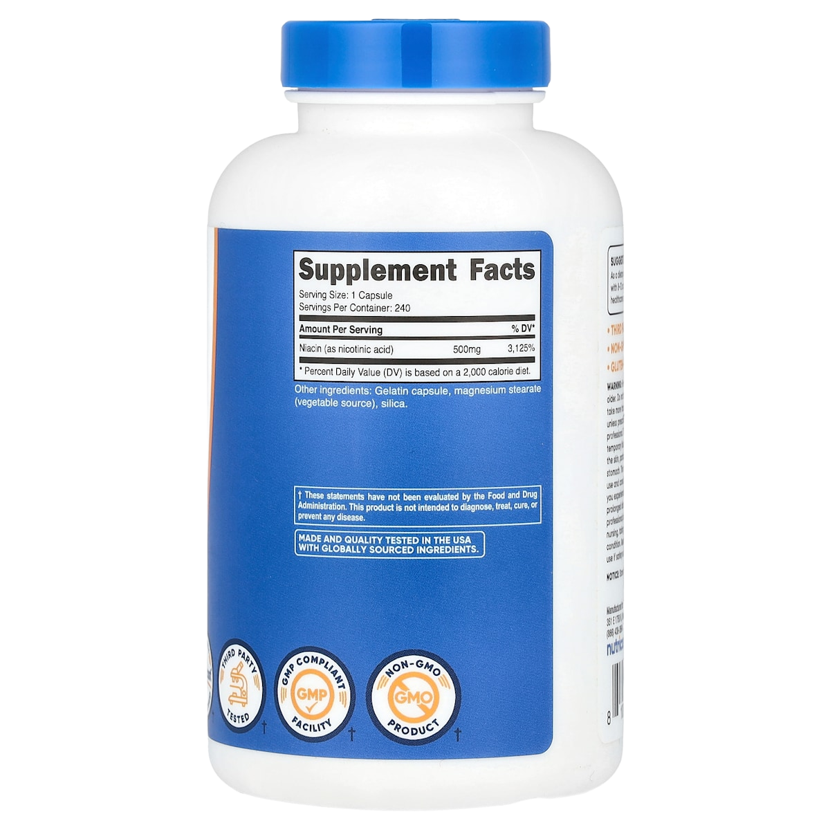 Supplement facts panel