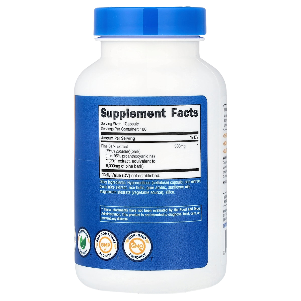 Supplement facts panel