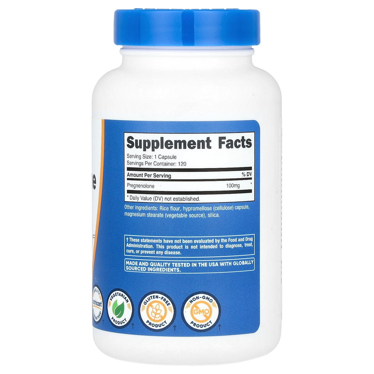 Supplement facts panel