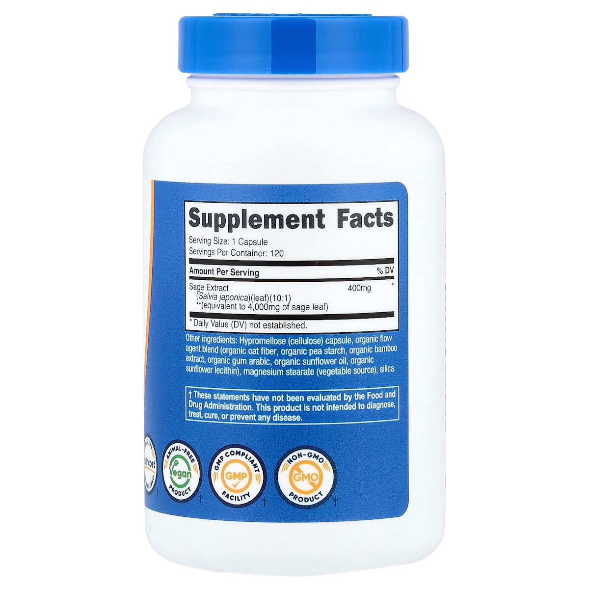 Supplement facts panel