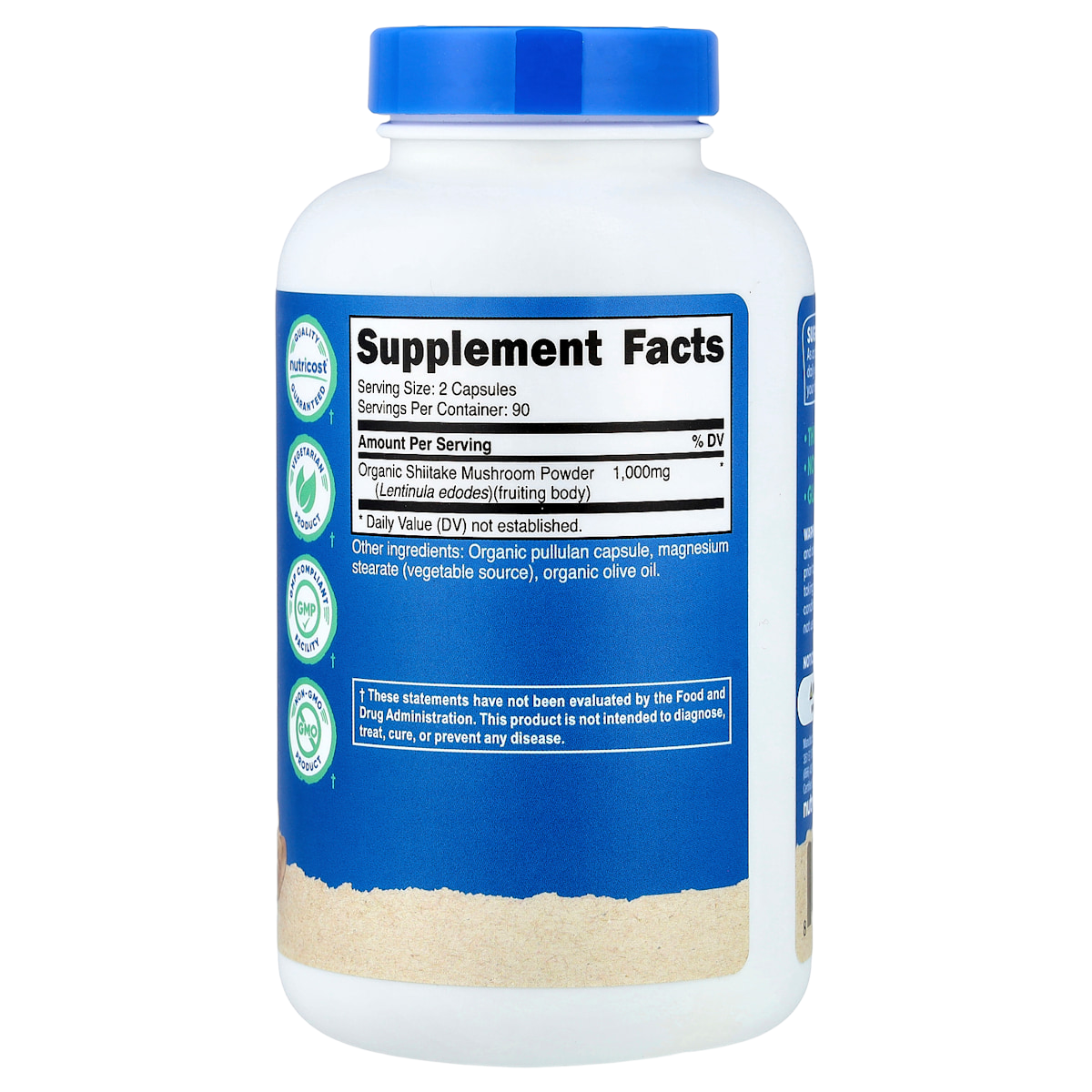 Supplement facts panel