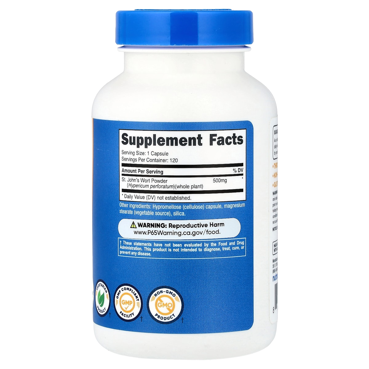 Supplement facts panel