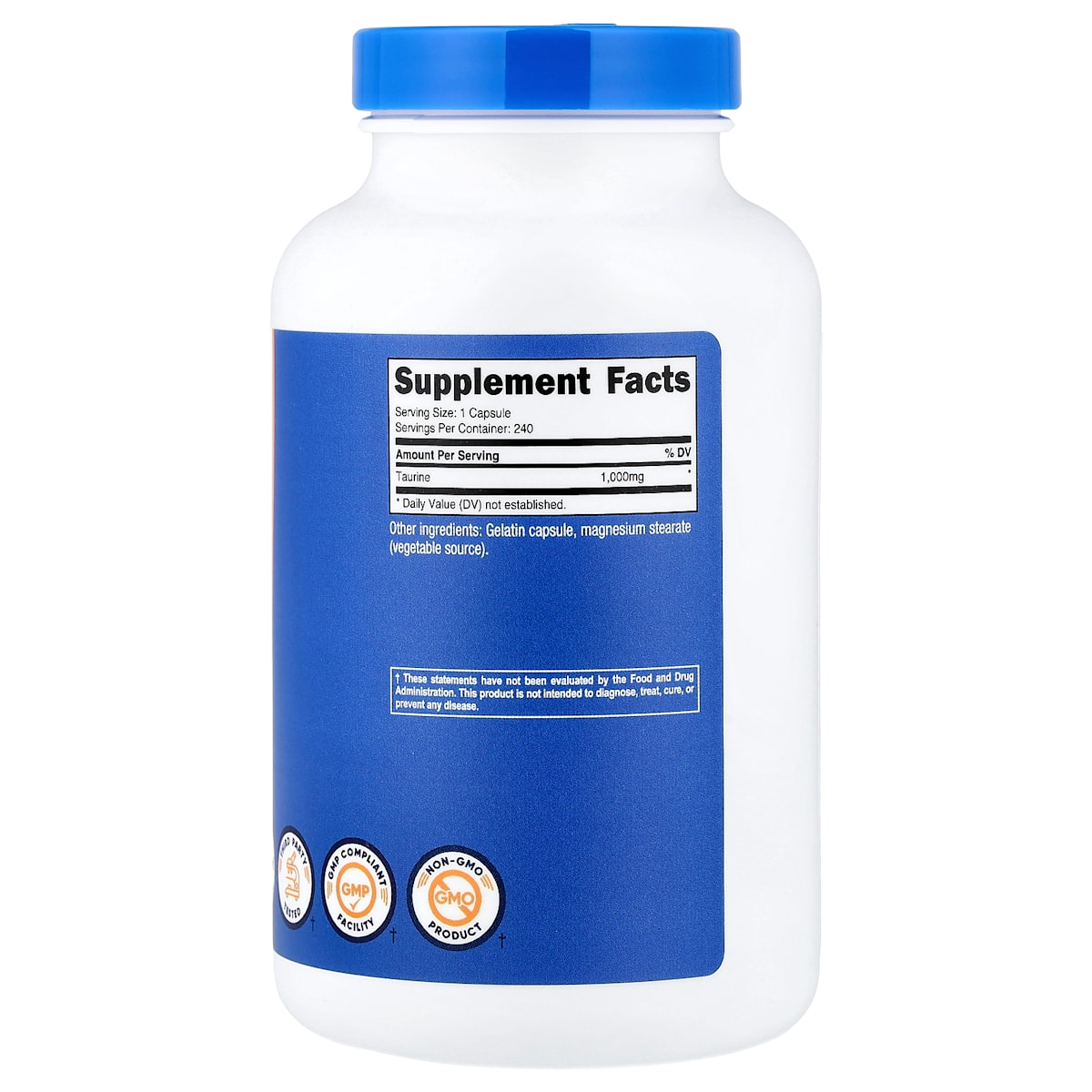 Supplement facts panel