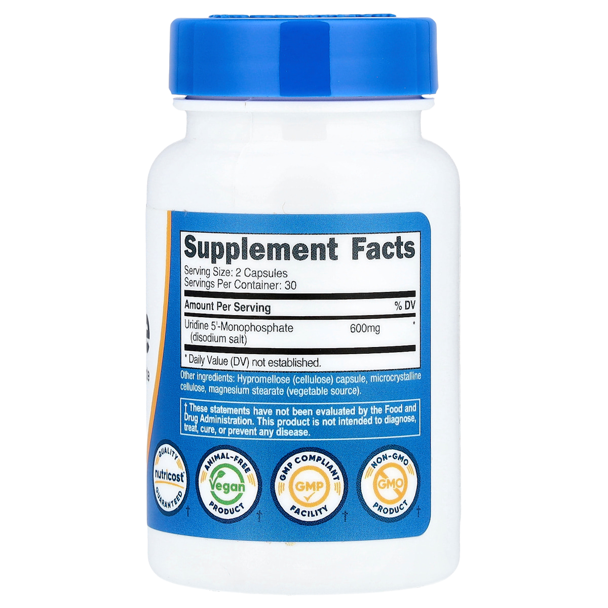 Supplement facts panel