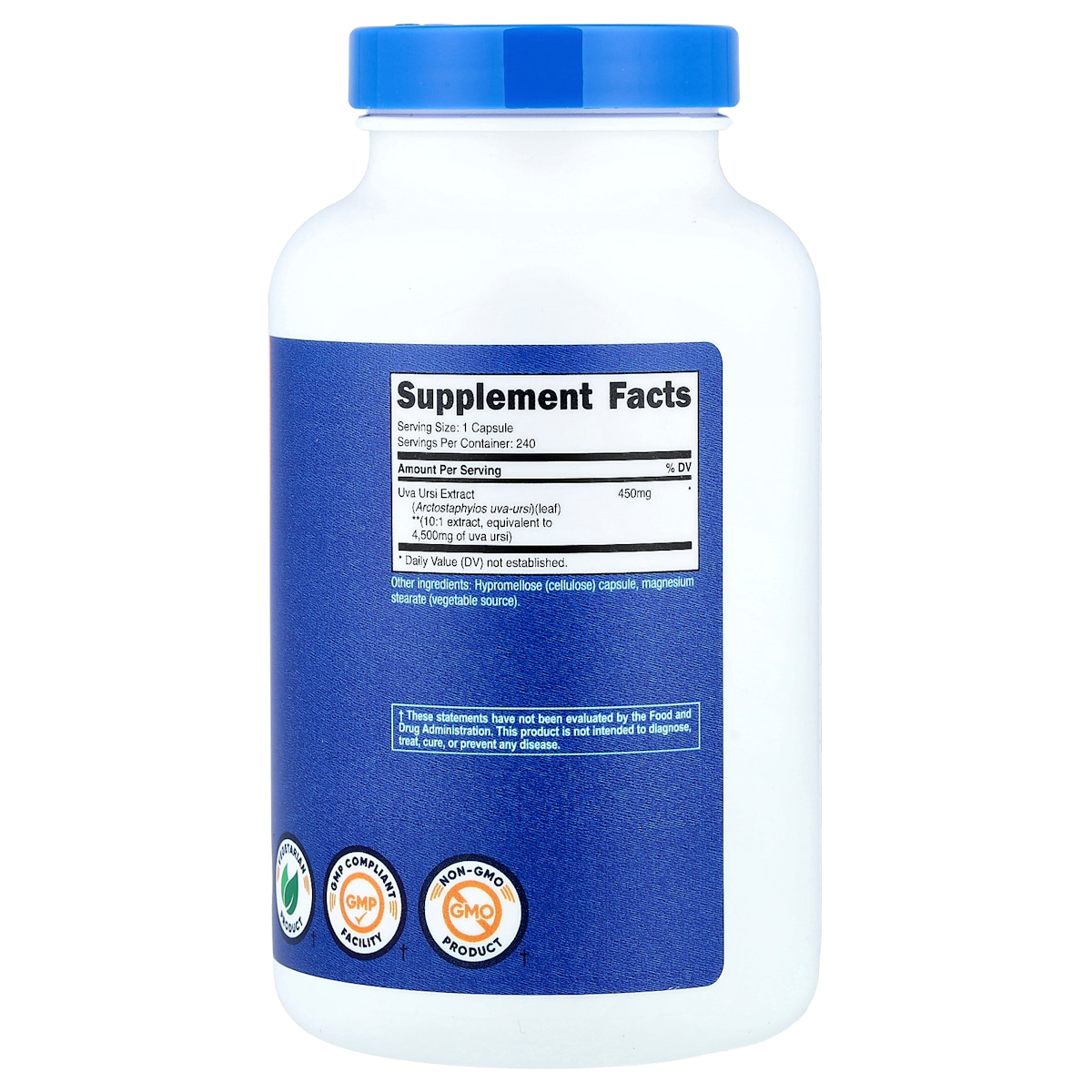 Supplement facts panel