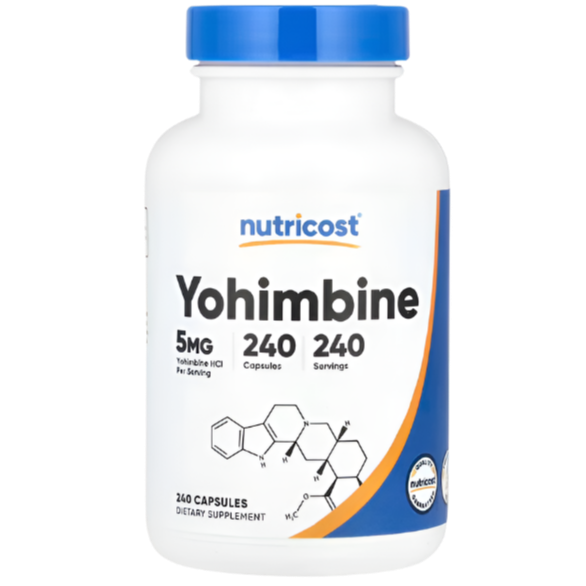 Nutricost Yohimbine 5 mg – 240 Servings
