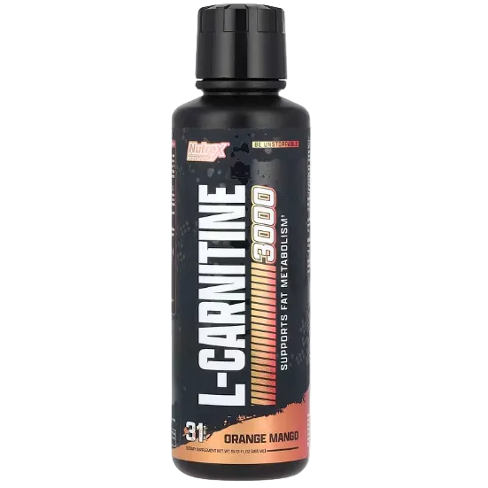 Nutrex Research Liquid Carnitine 3000 – Premium L-Carnitine, Stimulant-Free, 31 Servings | Energy, Metabolism & Performance Support