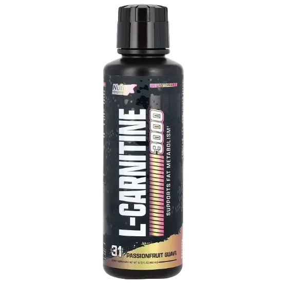 Nutrex Research Liquid Carnitine 3000 – Premium L-Carnitine, Stimulant-Free, 31 Servings | Energy, Metabolism & Performance Support