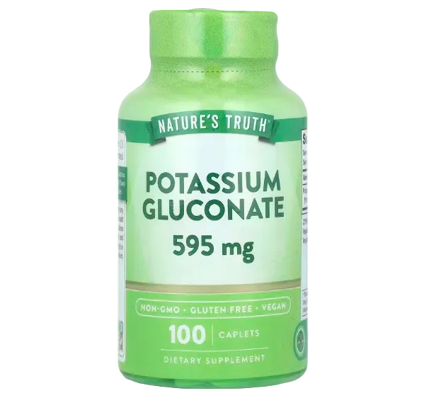 Nature's Truth, Potassium Gluconate, 595 mg, 100 Caplets