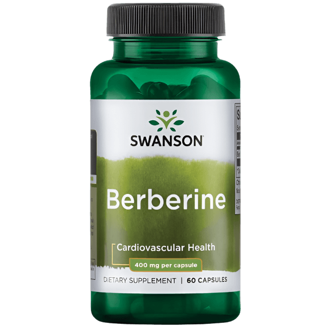Swanson Berberine – 400 mg | 60 Capsules