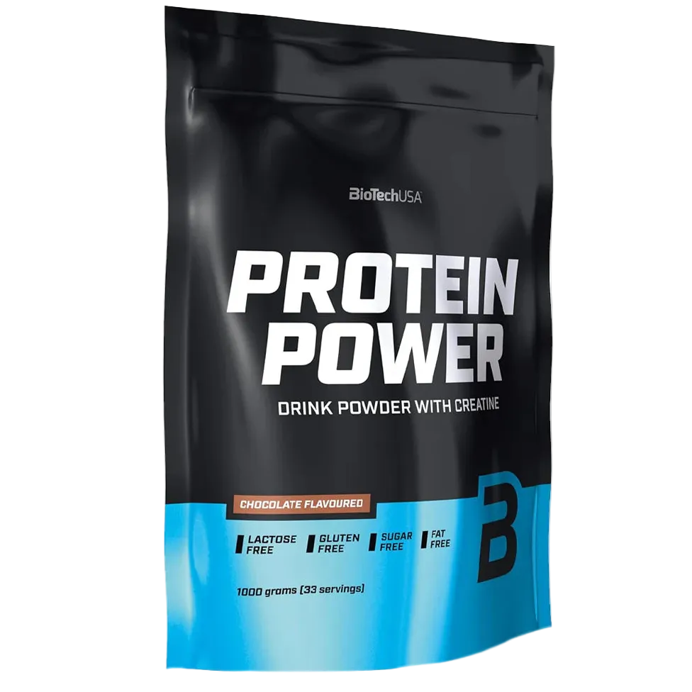 BioTech USA Protein Power – 1 kg 33 Servings | Muscle Growth, Recovery & Daily Protein Support