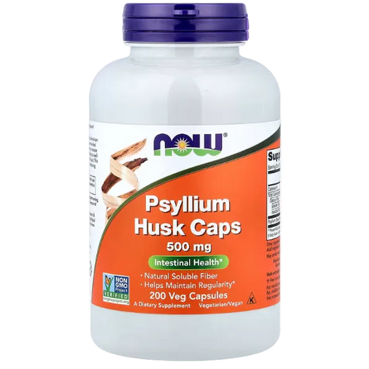 NOW Foods Psyllium Husk Caps 200 Veg Capsules