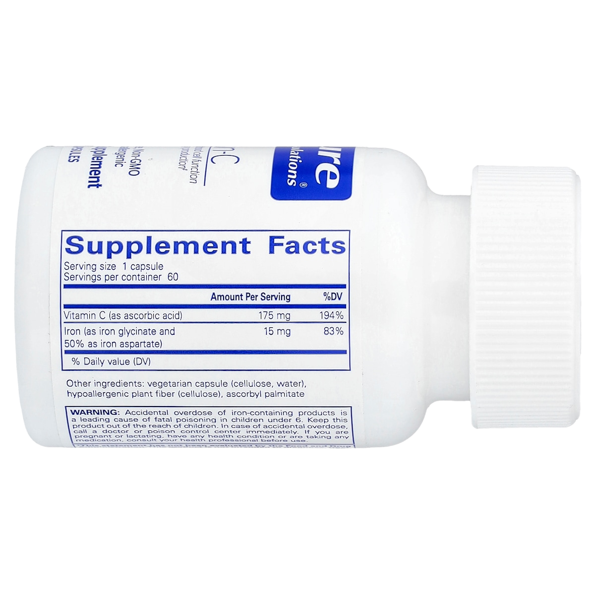 Supplement facts panel