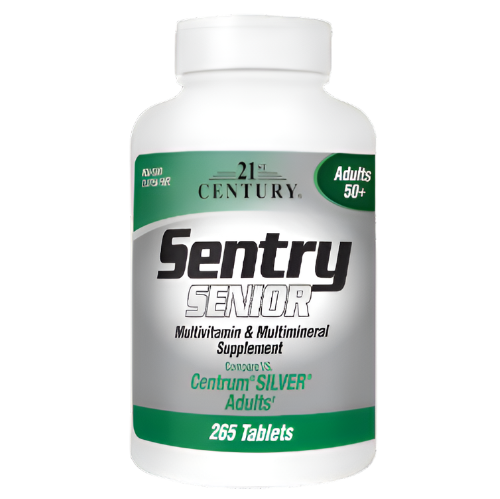 Sentry Senior, Multivitamin & Multimineral Supplement, Adults 50+, 265 Tablets