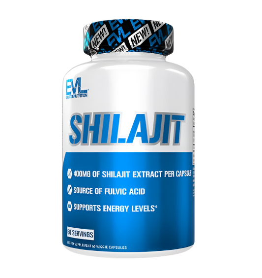 Evlution Nutrition Shilajit, Energy & Mood Support, 400mg Shilajit Extract, 60 Servings