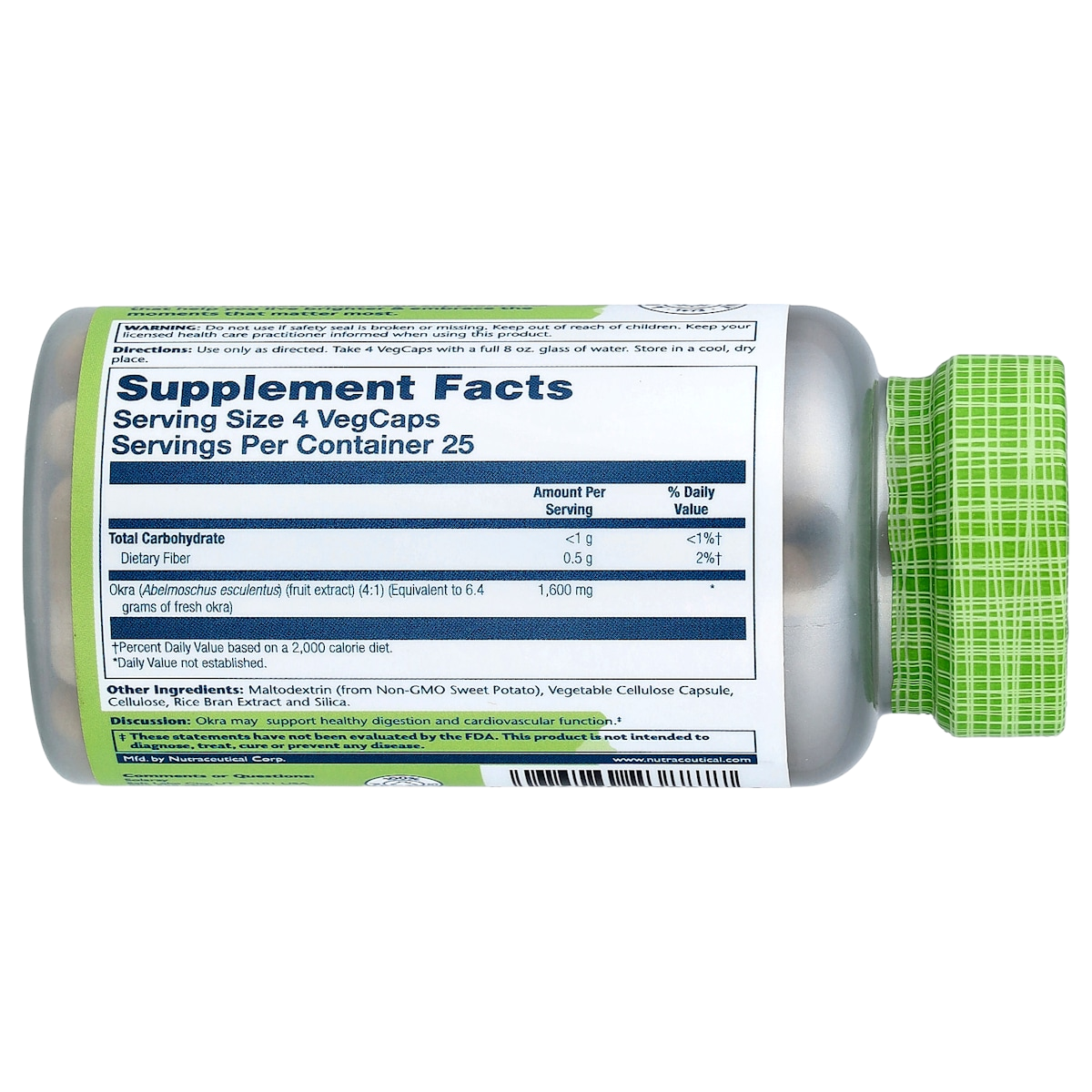Supplement facts panel